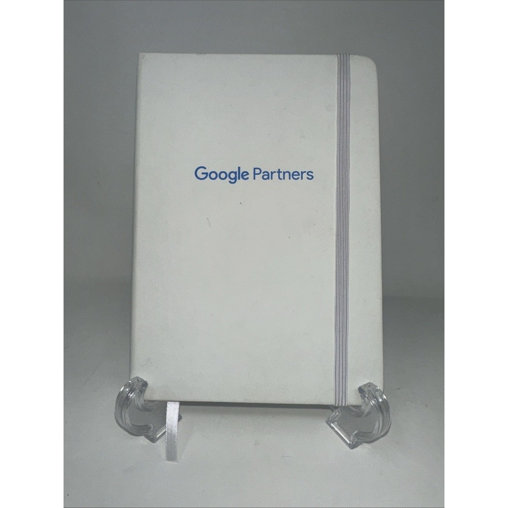 Google Partners Hardcover Journal Notebook White Lined Pages Promo Swag